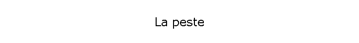 La peste